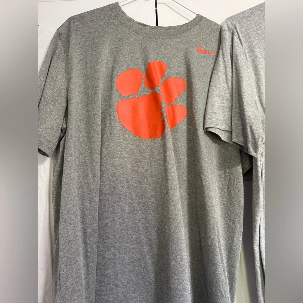 Clemson Nike Men's Tees - White, Gray, Orange XL - Picture 3 of 7